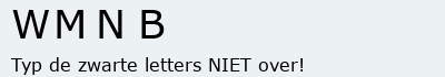 Bevestigingscode