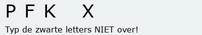 Bevestigingscode