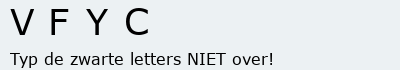 Bevestigingscode