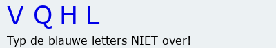 Bevestigingscode