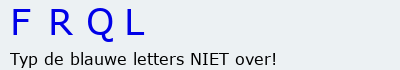 Bevestigingscode
