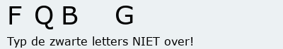 Bevestigingscode