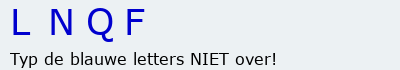 Bevestigingscode