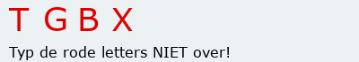 Bevestigingscode