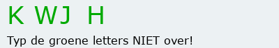 Bevestigingscode