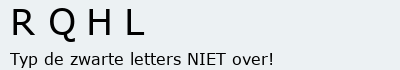Bevestigingscode