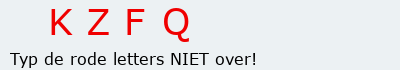 Bevestigingscode