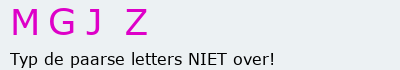 Bevestigingscode