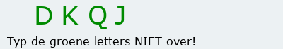 Bevestigingscode