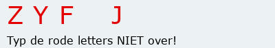 Bevestigingscode
