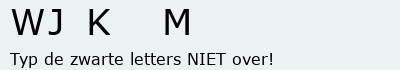Bevestigingscode