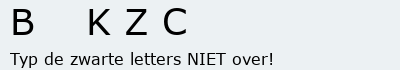 Bevestigingscode