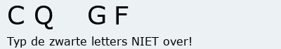 Bevestigingscode