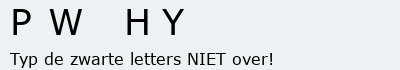 Bevestigingscode