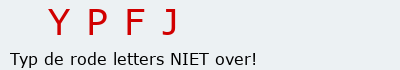 Bevestigingscode