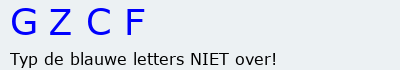 Bevestigingscode