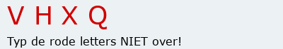 Bevestigingscode