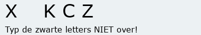 Bevestigingscode