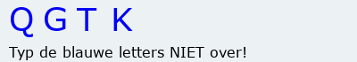 Bevestigingscode