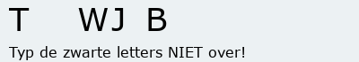 Bevestigingscode