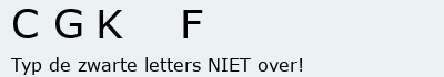 Bevestigingscode