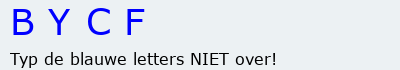 Bevestigingscode