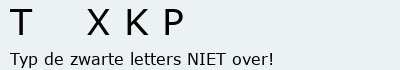 Bevestigingscode
