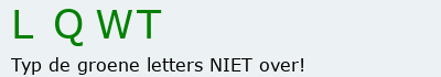 Bevestigingscode
