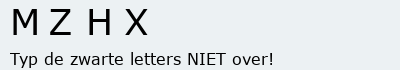 Bevestigingscode