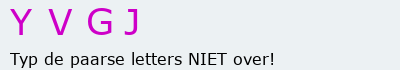 Bevestigingscode