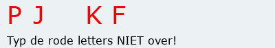 Bevestigingscode