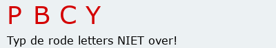 Bevestigingscode