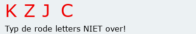 Bevestigingscode