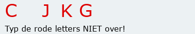 Bevestigingscode
