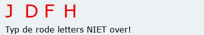 Bevestigingscode