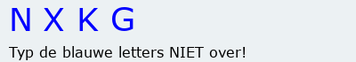 Bevestigingscode