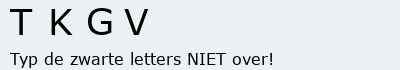 Bevestigingscode