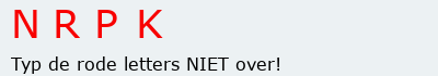 Bevestigingscode