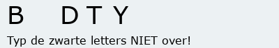 Bevestigingscode