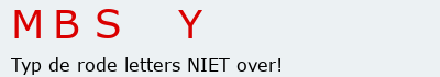 Bevestigingscode