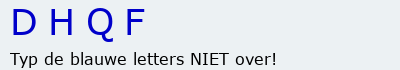 Bevestigingscode