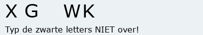 Bevestigingscode