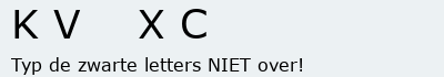 Bevestigingscode