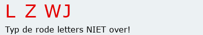 Bevestigingscode