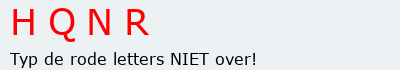 Bevestigingscode