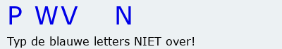 Bevestigingscode