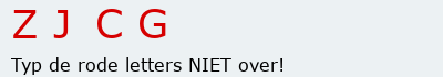 Bevestigingscode