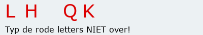 Bevestigingscode