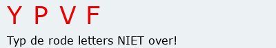 Bevestigingscode