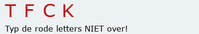 Bevestigingscode